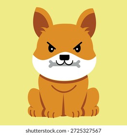 niedliches und einfaches Hunde-Logo