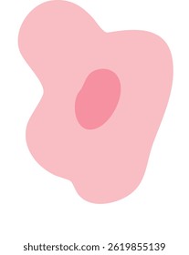 cute simple flower icon pink color