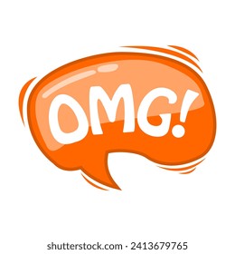 Cute simple hand draw text speech bubble illustration template