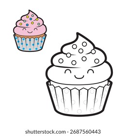 Cute and simple ice cream drawing page for kids. Perfect for coloring fun, learning, and creativity. Ideal for children’s activity books and preschool art projects.