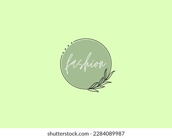 Cute and simple icon with the green mint theme