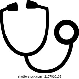 Cute simple illustration of stethoscope