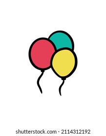 Cute and simple party starter pack vector
