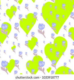 Cute simple pastel color pattern for childish textile