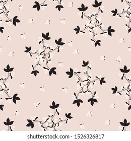 Cute simple pattern with small scale flowers. Shabby chic style. Floral seamless background for textile or book covers, manufacturing, wallpapers, print, gift wrap and scrapbooking.