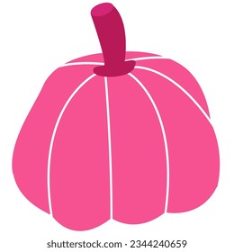 Calabazas simples y simples. Feliz Halloween. Diseño de Acción de Gracias. Calabaza otoñal