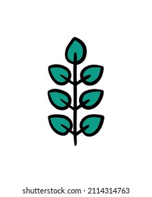 Cute and simple plant vector drawing