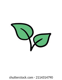 Cute and simple plant vector drawing