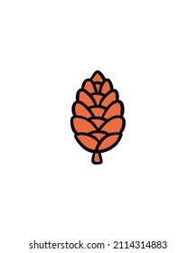 Cute and simple plant vector drawing