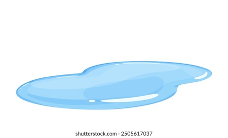 Cute simple puddle vector illustration