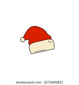 Cute Simple Santa icon for Christmas day