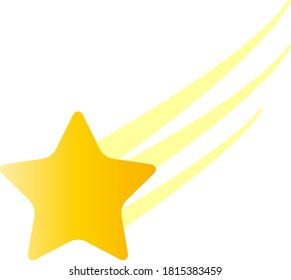 Ilustración de la estrella de tiro simple y simple