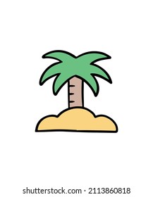 Cute and simple vacation vector set