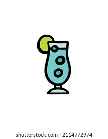 Cute and simple vector cocktail drawings