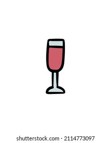 Cute and simple vector cocktail drawings