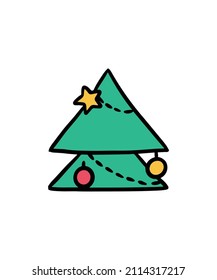 Cute and simple xmas starter pack vectors