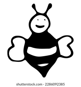 Cute Single handgezeichnet Sommerset Elemente. Doodle Vektorgrafik für Hochzeitsdesign, Logo und Grußkarte.