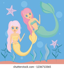 cute sirens avatar character