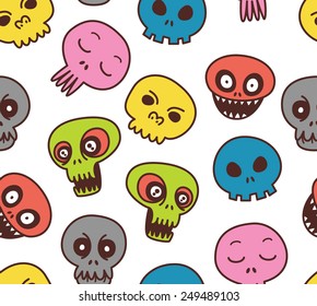 cute skull background