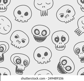 cute skull background