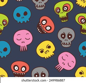 cute skull background