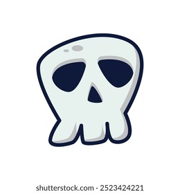 Cute skull halloween vector assets
