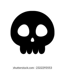 Cute Skull icon Isolated Vector Illustration