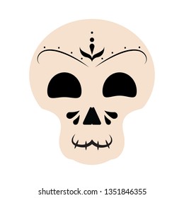 Cute skull mask