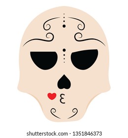 Cute skull mask