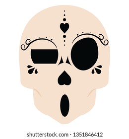 Cute skull mask