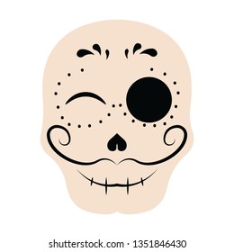 Cute skull mask