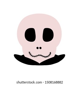 cute skull vector design, skull vector.