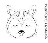 Cute skunk cartoon