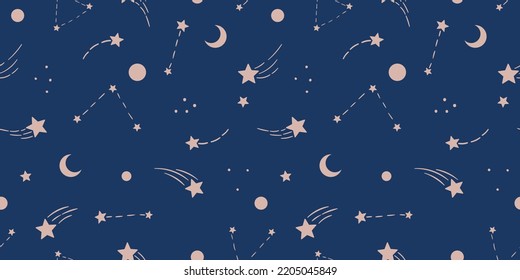 Cute sky background, seamless repeat pattern design