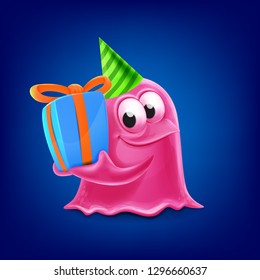 Cute Slime With Gift