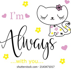 Cute Slogans Tshirt Print Design