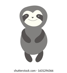 cute slot wild animal character icon vector illustration design