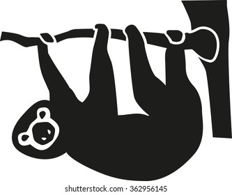 1,633 Sloth silhouette Images, Stock Photos & Vectors | Shutterstock