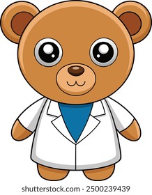Cute Small baby bear vector illustration