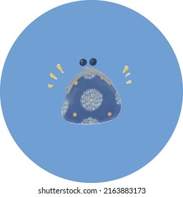 
cute Small blue wallet icon