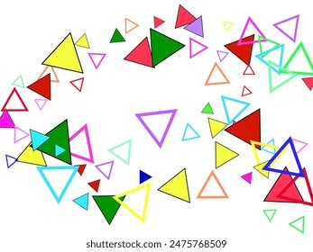 Cute small confetti seamless vector pattern on white background.  bold colors, marks, candycore, captivating, rounded, layered textures, shapes, playful figures.