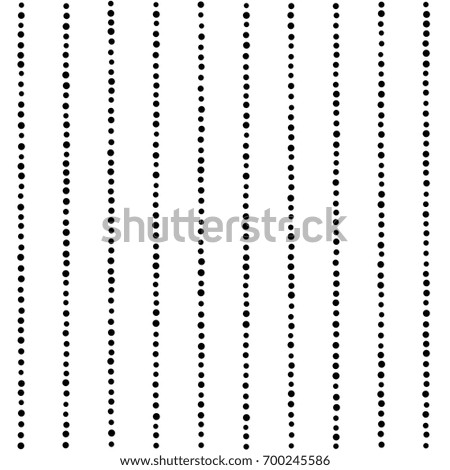 Cute small dot line basic motif pattern organic shape continuous background. Minimalist black white template. Simple geometric fabric design. Textile swatch ladies dress, man shirt allover print block