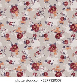 cute small flower pattern for fabric textile and wall decoration