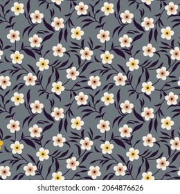 cute small flower pattern on background