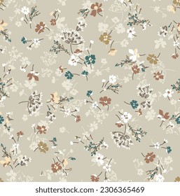 cute small flower pattern suitable for fabric textile and wall decoration