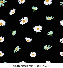 Cute small flower seamless pattern. vector design for fashion, fabric wallpaper and all prints.