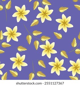 bonito pequeno flor padrão sem emenda no fundo preto