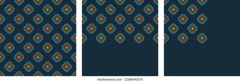 Cute small flowers motif pattern abstract geometric background fabric design. Textile swatch ladies dress all over print block.