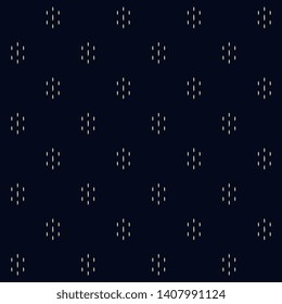 Cute small flowers motif pattern modern manly background. Ditsy floral fabric design. Running stitch simple geometric line shape all over print block for apparel textile, man shirt, ladies dress.