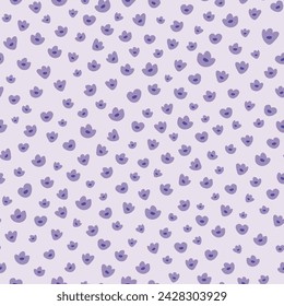 Niedliche kleine Blumen Muster in buntem Hintergrund. Einfache nahtlose Muster für Textil, Web-Banner, Poster, Dekoration, Tapeten.